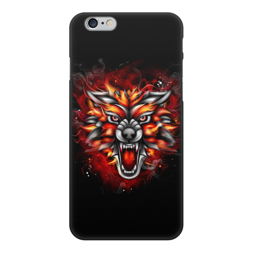 Заказать чехол для iPhone 6/6 Plus в Москве. Чехол для iPhone 6, объёмная печать Wolf & Fire от Аня Лукьянова - готовые дизайны и нанесение принтов.