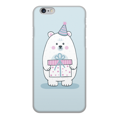Заказать чехол для iPhone 6/6 Plus в Москве. Чехол для iPhone 6, объёмная печать Полярный медведь. от lissaart@yandex.ru - готовые дизайны и нанесение принтов.