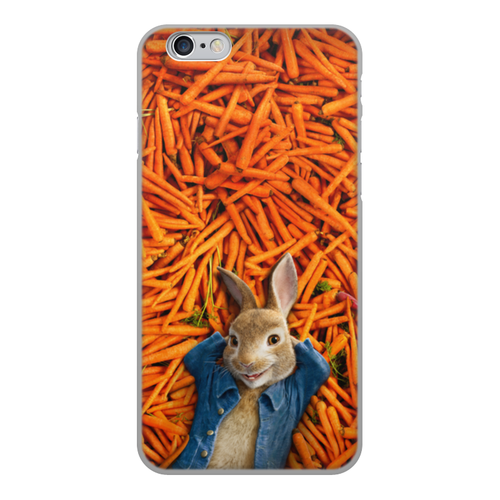 Заказать чехол для iPhone 6/6 Plus в Москве. Чехол для iPhone 6, объёмная печать Кролик Питер от skynatural - готовые дизайны и нанесение принтов.