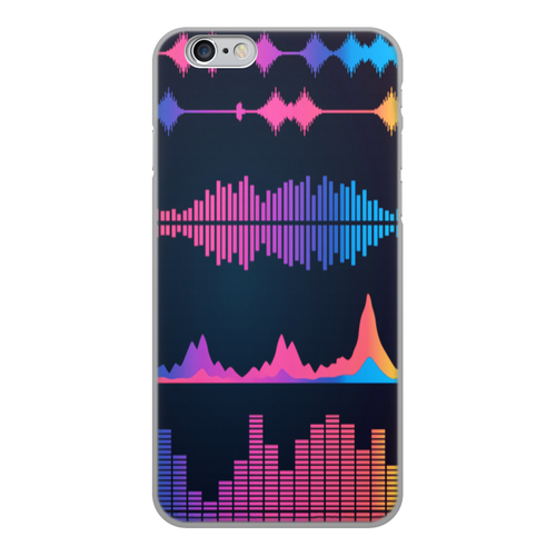 Заказать чехол для iPhone 6/6 Plus в Москве. Чехол для iPhone 6, объёмная печать Звуковая волна от THE_NISE  - готовые дизайны и нанесение принтов.