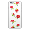 Заказать чехол для iPhone 6/6 Plus в Москве. Чехол для iPhone 6, объёмная печать Чехол Красные цветы от mrs-snit@yandex.ru - готовые дизайны и нанесение принтов.