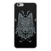 Заказать чехол для iPhone 6/6 Plus в Москве. Чехол для iPhone 6, объёмная печать Узорный волк от ISliM - готовые дизайны и нанесение принтов.