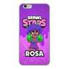 Заказать чехол для iPhone 6/6 Plus в Москве. Чехол для iPhone 6, объёмная печать BRAWL STARS ROSA от geekbox - готовые дизайны и нанесение принтов.