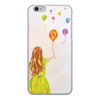 Заказать чехол для iPhone 6/6 Plus в Москве. Чехол для iPhone 6, объёмная печать Девушка с воздушными шарами от Anna Eremina - готовые дизайны и нанесение принтов.