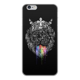 Заказать чехол для iPhone 6/6 Plus в Москве. Чехол для iPhone 6, объёмная печать Радужный лев от ISliM - готовые дизайны и нанесение принтов.
