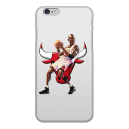 Заказать чехол для iPhone 6/6 Plus в Москве. Чехол для iPhone 6, объёмная печать Michael Jordan Cartooney от Mesk08 - готовые дизайны и нанесение принтов.