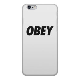 Заказать чехол для iPhone 6/6 Plus в Москве. Чехол для iPhone 6, объёмная печать OBEY  от DESIGNER   - готовые дизайны и нанесение принтов.