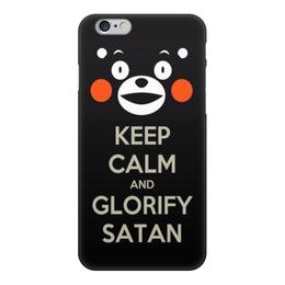 Заказать чехол для iPhone 6/6 Plus в Москве. Чехол для iPhone 6, объёмная печать Keep calm Кумамон от Анна - готовые дизайны и нанесение принтов.