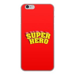 Заказать чехол для iPhone 6/6 Plus в Москве. Чехол для iPhone 6, объёмная печать Super hero от THE_NISE  - готовые дизайны и нанесение принтов.
