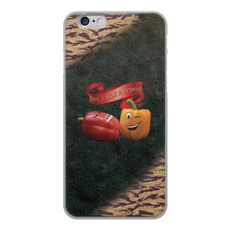 Заказать чехол для iPhone 6/6 Plus в Москве. Чехол для iPhone 6, объёмная печать Прикольные перцы от Тари  Танте - готовые дизайны и нанесение принтов.