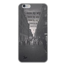 Заказать чехол для iPhone 6/6 Plus в Москве. Чехол для iPhone 6, объёмная печать I know my way (Stockholm) от Anna Kostiukova Anna Kostiukova - готовые дизайны и нанесение принтов.