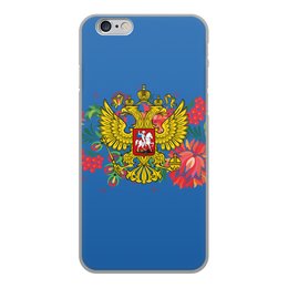 Заказать чехол для iPhone 6/6 Plus в Москве. Чехол для iPhone 6, объёмная печать Герб РФ от THE_NISE  - готовые дизайны и нанесение принтов.