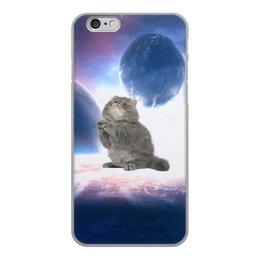 Заказать чехол для iPhone 6/6 Plus в Москве. Чехол для iPhone 6, объёмная печать Кот в космосе от THE_NISE  - готовые дизайны и нанесение принтов.
