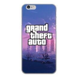 Заказать чехол для iPhone 6/6 Plus в Москве. Чехол для iPhone 6, объёмная печать Grand Theft Auto от THE_NISE  - готовые дизайны и нанесение принтов.