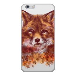 Заказать чехол для iPhone 6/6 Plus в Москве. Чехол для iPhone 6, объёмная печать Осенняя лисица от ISliM - готовые дизайны и нанесение принтов.