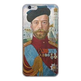 Заказать чехол для iPhone 6/6 Plus в Москве. Чехол для iPhone 6, объёмная печать Царь Николай II (Борис Кустодиев) от trend - готовые дизайны и нанесение принтов.