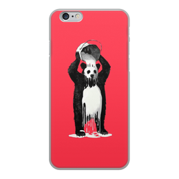 Заказать чехол для iPhone 6/6 Plus в Москве. Чехол для iPhone 6, объёмная печать Панда в краске от Leichenwagen - готовые дизайны и нанесение принтов.