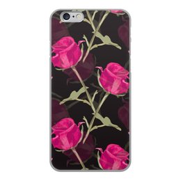 Заказать чехол для iPhone 6/6 Plus в Москве. Чехол для iPhone 6, объёмная печать  Бутоны роз от THE_NISE  - готовые дизайны и нанесение принтов.
