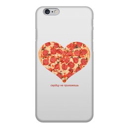 Заказать чехол для iPhone 6/6 Plus в Москве. Чехол для iPhone 6, объёмная печать Пицца от pavlova_natali96@mail.ru - готовые дизайны и нанесение принтов.