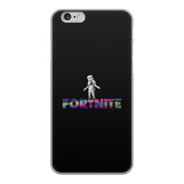 Заказать чехол для iPhone 6/6 Plus в Москве. Чехол для iPhone 6, объёмная печать Marshmello Fortnite от THE_NISE  - готовые дизайны и нанесение принтов.