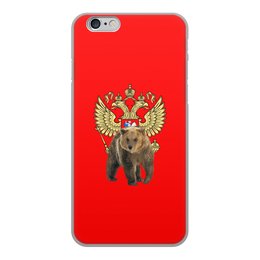 Заказать чехол для iPhone 6/6 Plus в Москве. Чехол для iPhone 6, объёмная печать Герб России от THE_NISE  - готовые дизайны и нанесение принтов.