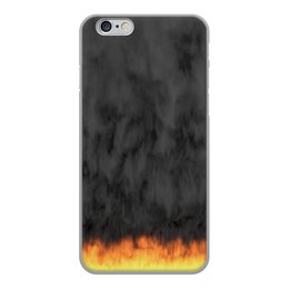 Заказать чехол для iPhone 6/6 Plus в Москве. Чехол для iPhone 6, объёмная печать Пламя и дым от bd-art  - готовые дизайны и нанесение принтов.
