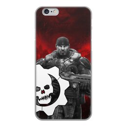 Заказать чехол для iPhone 6/6 Plus в Москве. Чехол для iPhone 6, объёмная печать Gears of War  от THE_NISE  - готовые дизайны и нанесение принтов.