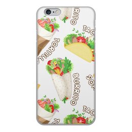 Заказать чехол для iPhone 6/6 Plus в Москве. Чехол для iPhone 6, объёмная печать Мексиканская еда от IrinkaArt  - готовые дизайны и нанесение принтов.