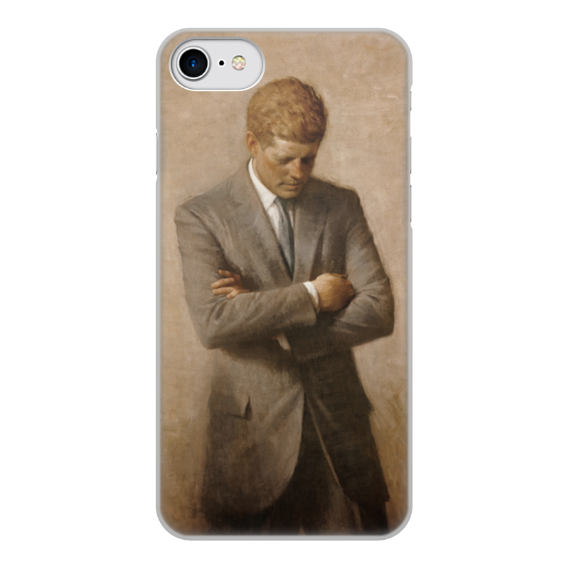 printio чехол для iphone 8 объёмная печать портрет президента джона ф кеннеди Printio Чехол для iPhone 7, объёмная печать Портрет президента джона ф. кеннеди.