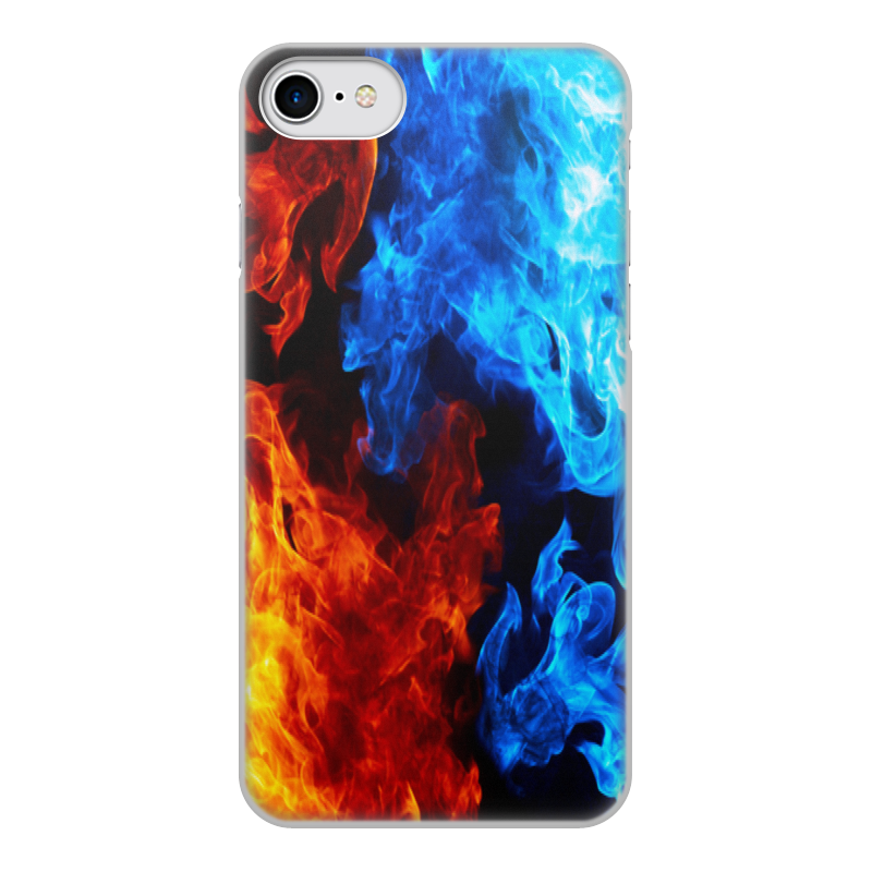 Printio Чехол для iPhone 7, объёмная печать Огонь printio чехол для iphone 7 объёмная печать огонь