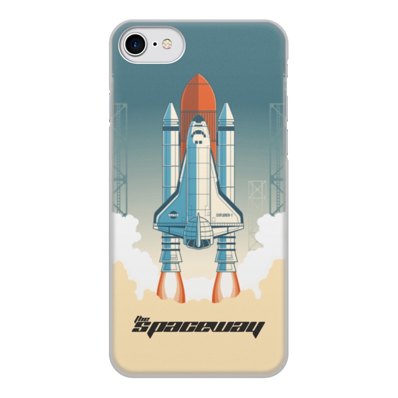 Printio Чехол для iPhone 7, объёмная печать Покорение космоса пластырь sport cosmos космос 1 9см x 7 2см 20 шт