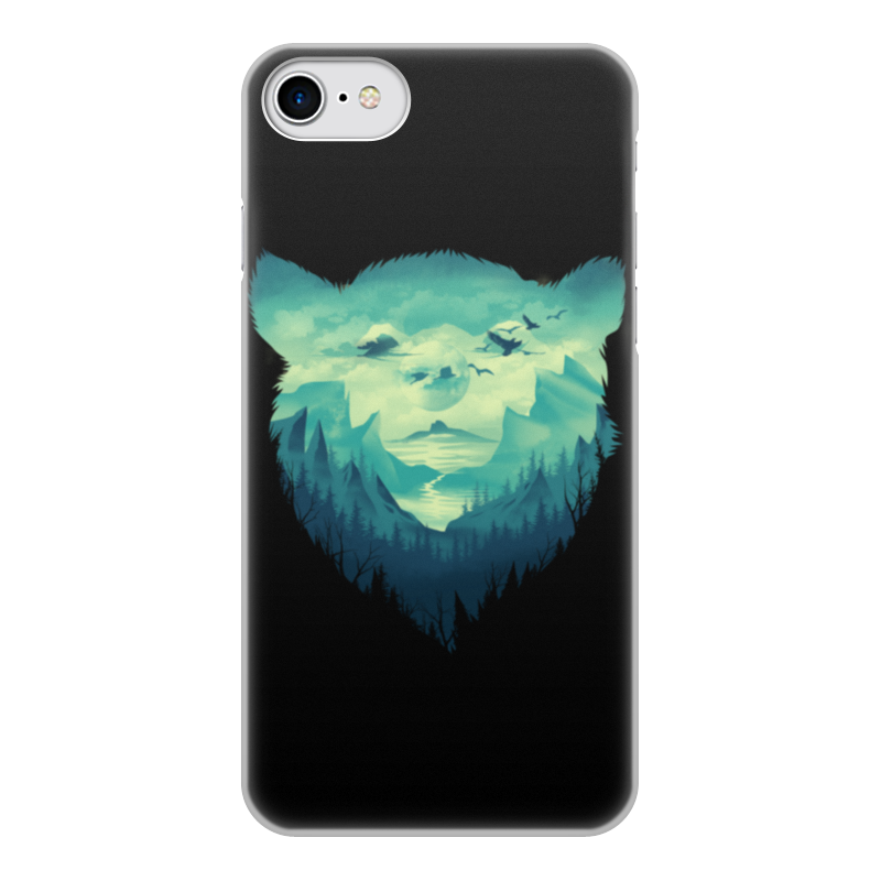 Printio Чехол для iPhone 7, объёмная печать Медвежий край