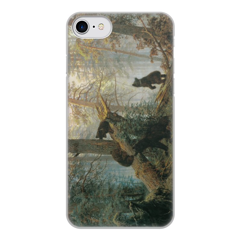 Printio Чехол для iPhone 7, объёмная печать Утро в сосновом лесу (иван шишкин) пазлы davici деревянный пазл утро в сосновом лесу
