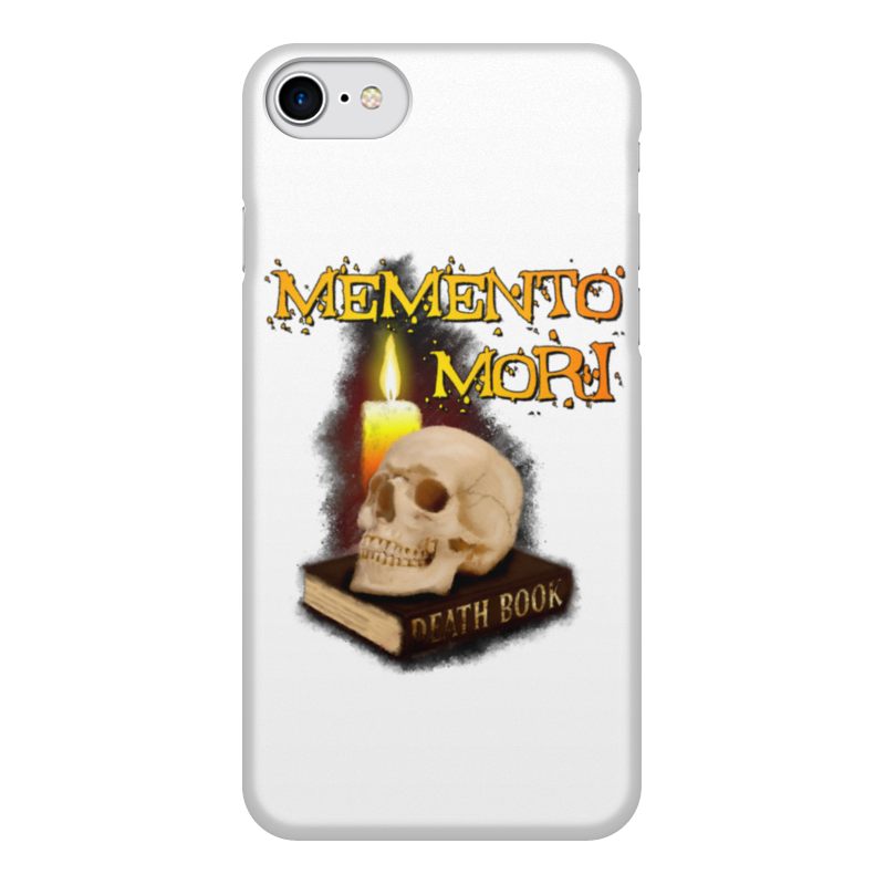Printio Чехол для iPhone 7, объёмная печать Memento mori. помни о смерти. printio чехол для iphone x xs объёмная печать memento mori помни о смерти