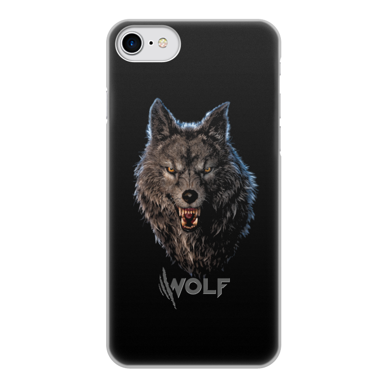 Printio Чехол для iPhone 7, объёмная печать Волки