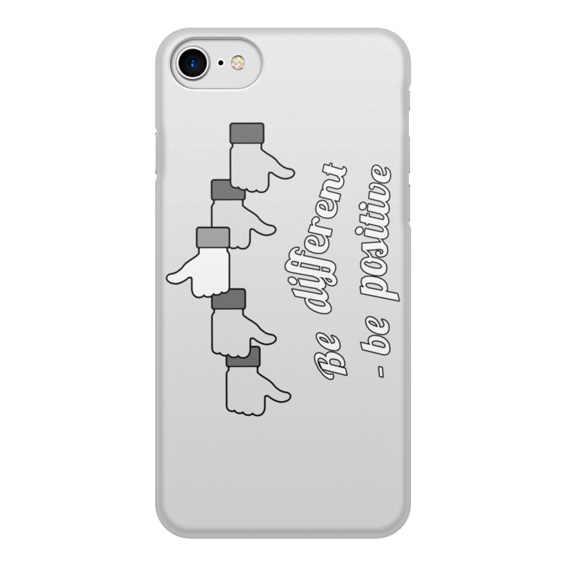 Printio Чехол для iPhone 7, объёмная печать Дизайн позитив