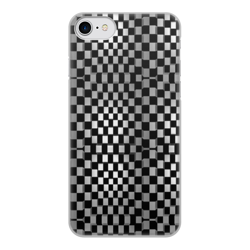 Printio Чехол для iPhone 7, объёмная печать Квадраты printio чехол для iphone 7 объёмная печать круги и квадраты