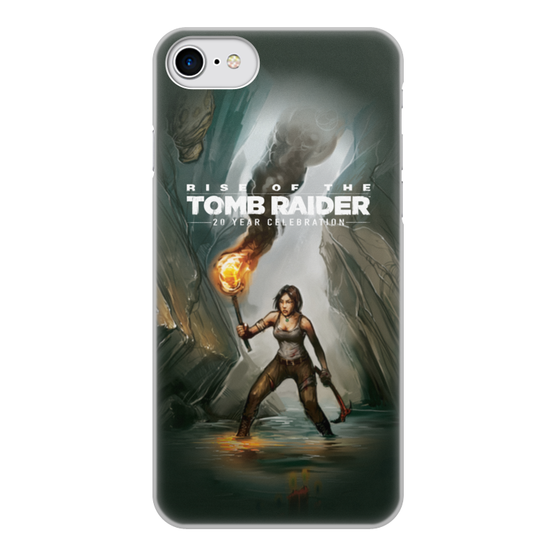 Printio Чехол для iPhone 7, объёмная печать Tomb raider