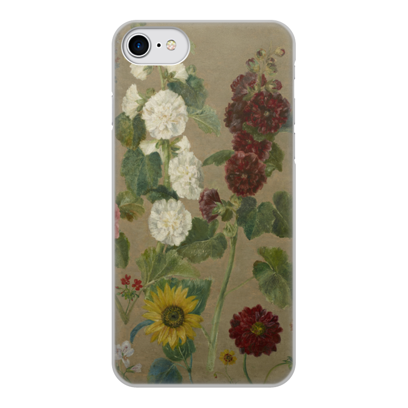 Printio Чехол для iPhone 7, объёмная печать Цветы (картина эжена делакруа)
