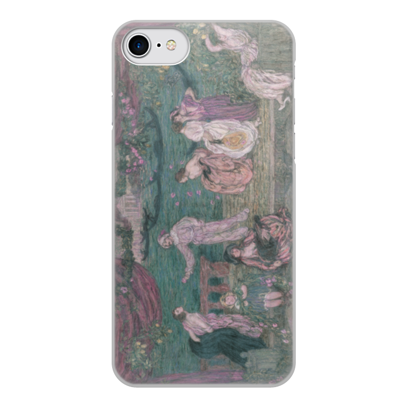 Printio Чехол для iPhone 7, объёмная печать Венецианский карнавал (эдмон аман-жан) цена и фото