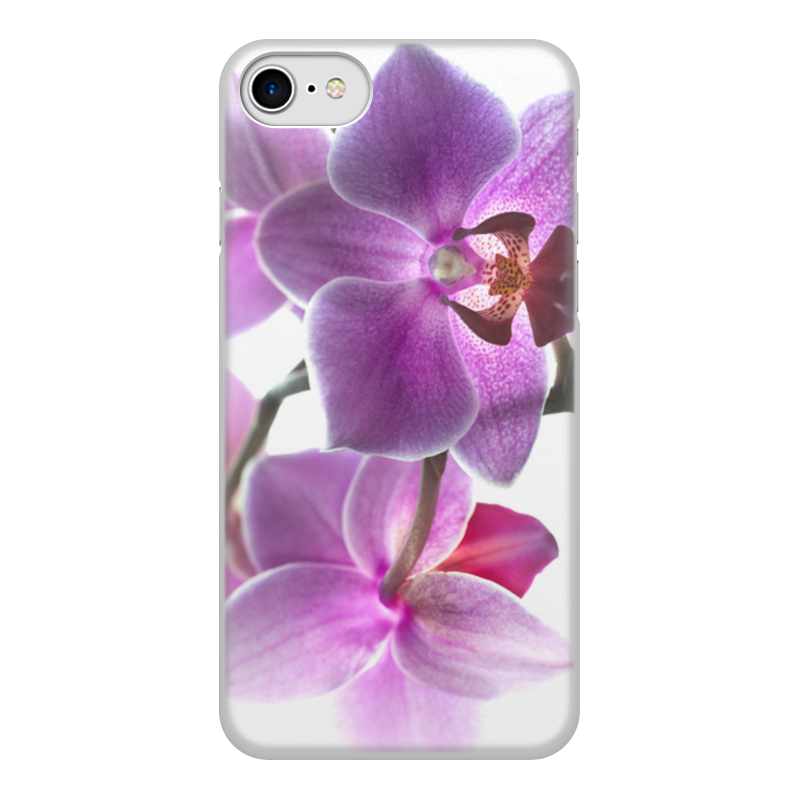 Printio Чехол для iPhone 7, объёмная печать Орхидея printio чехол для iphone 7 объёмная печать цветок роза