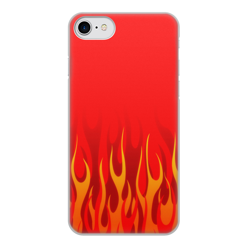 Printio Чехол для iPhone 7, объёмная печать Пламя