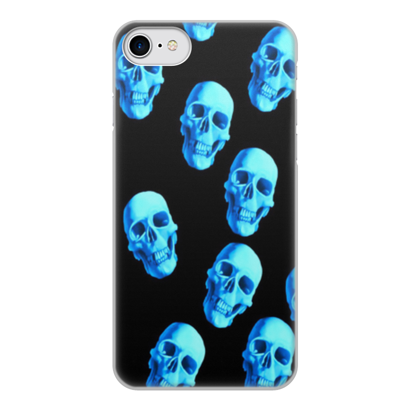 Printio Чехол для iPhone 7, объёмная печать черепа printio чехол для iphone 7 объёмная печать черепа и кости