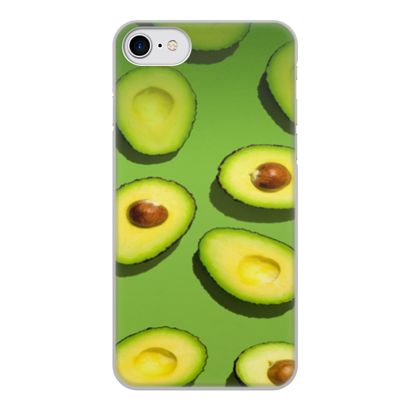 Printio Чехол для iPhone 7, объёмная печать авокадо