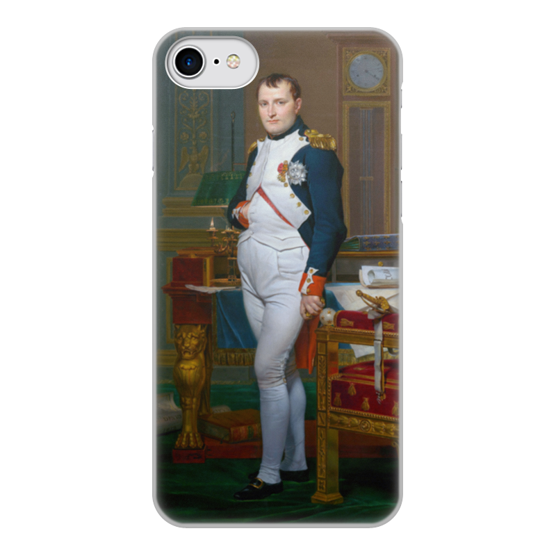 Printio Чехол для iPhone 7, объёмная печать Портрет наполеона в кабинете дворца тюильри