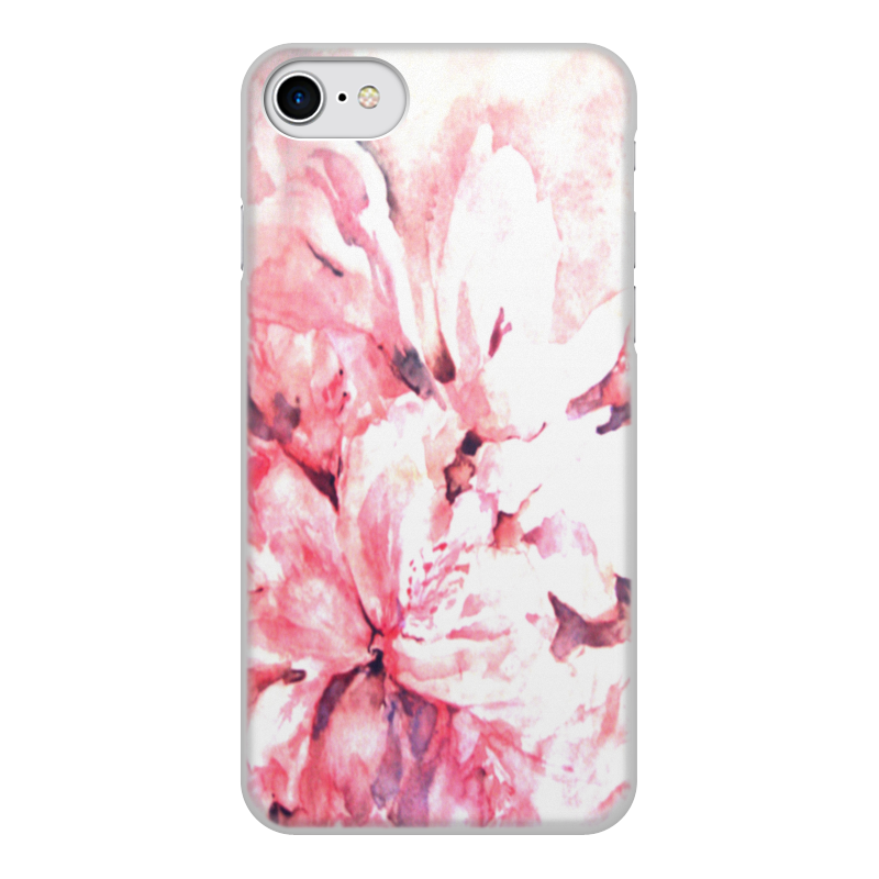 Printio Чехол для iPhone 7, объёмная печать Лепестки цветов printio чехол для iphone 8 объёмная печать цветок калла белый