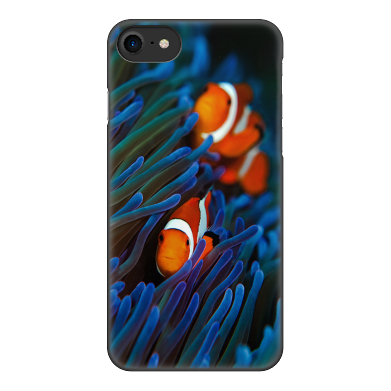 Printio Чехол для iPhone 7, объёмная печать Семейка клоунфиш printio чехол для iphone 7 объёмная печать море суши