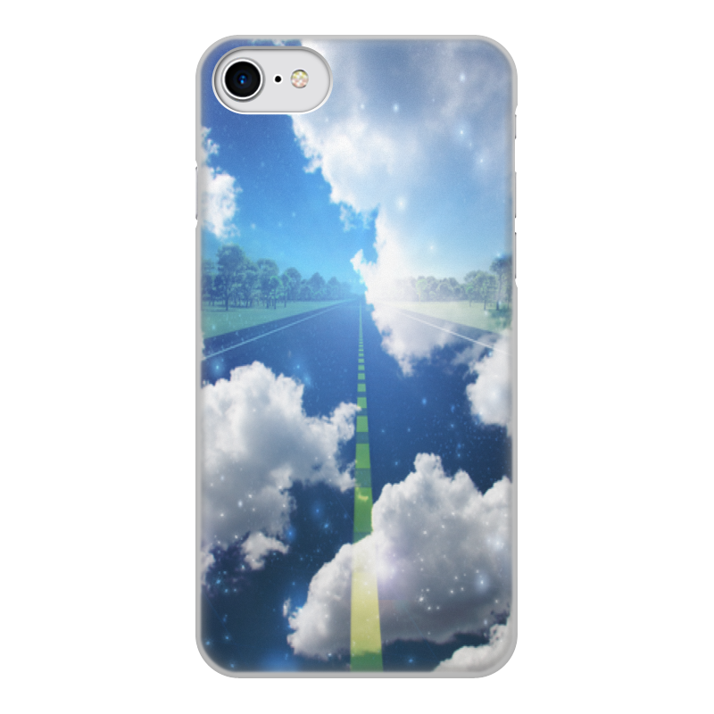 Printio Чехол для iPhone 7, объёмная печать Облака