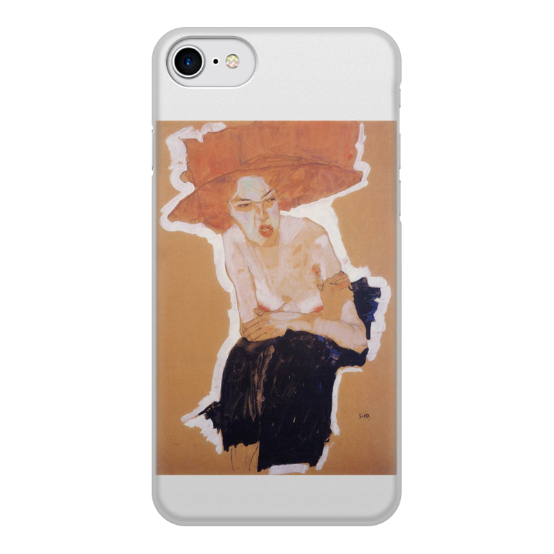 цена Printio Чехол для iPhone 7, объёмная печать Рыжая девушка
