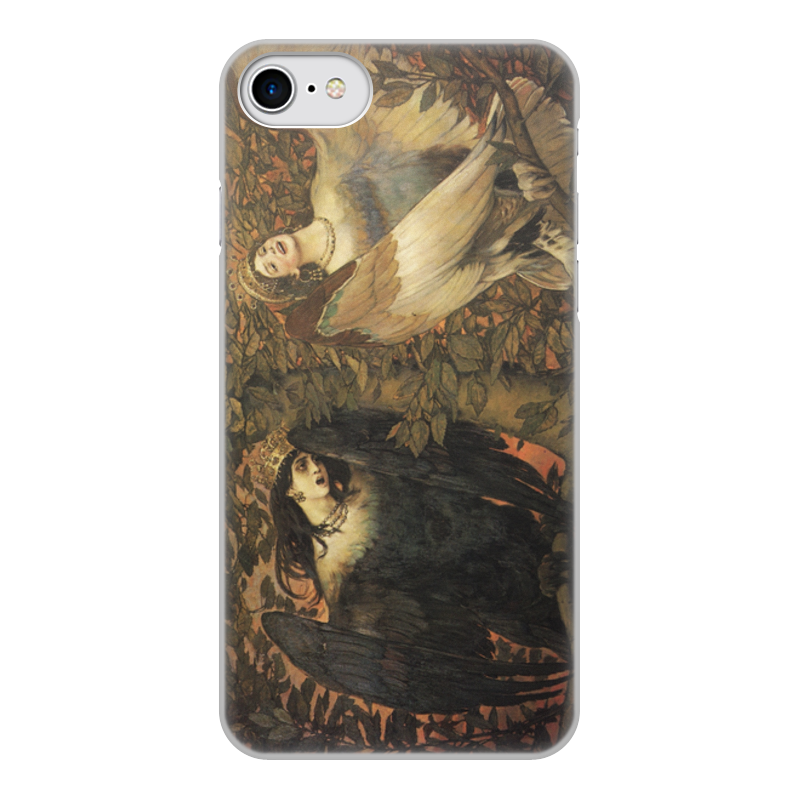 Printio Чехол для iPhone 7, объёмная печать Сирин и алконост. птицы радости и печали